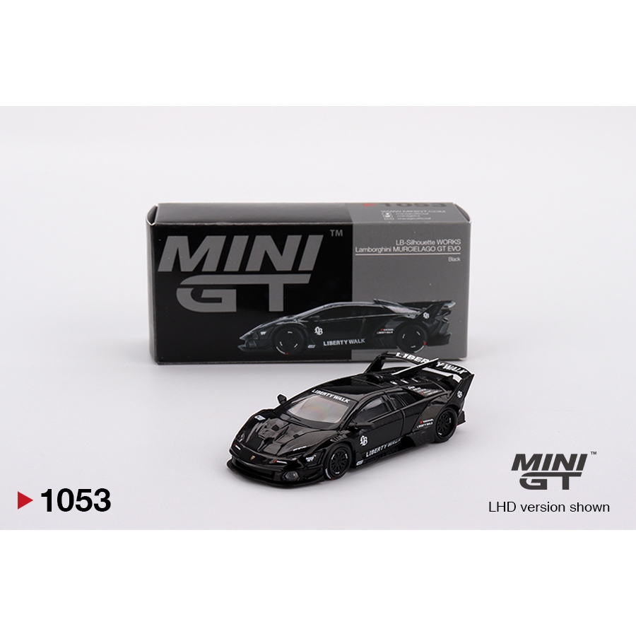 MINI GT LB★WORKS Lamborghini Aventador Limited Edition Matte Black – Xe Mô Hình Sưu Tầm 1:64