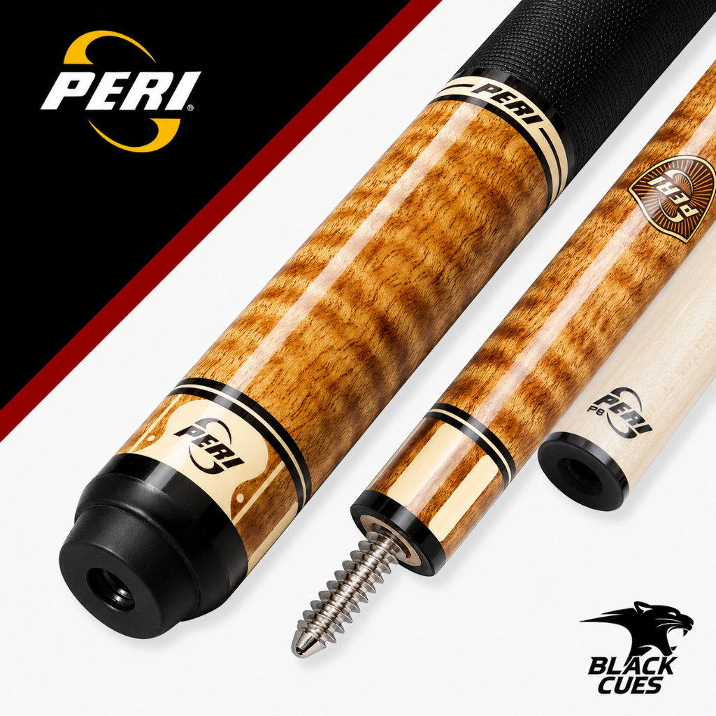 Cơ Peri SY-02 Chính Hãng, Ngọn P8 Công Nghệ, Tặng Kèm Full Phụ Kiện - Black Cues