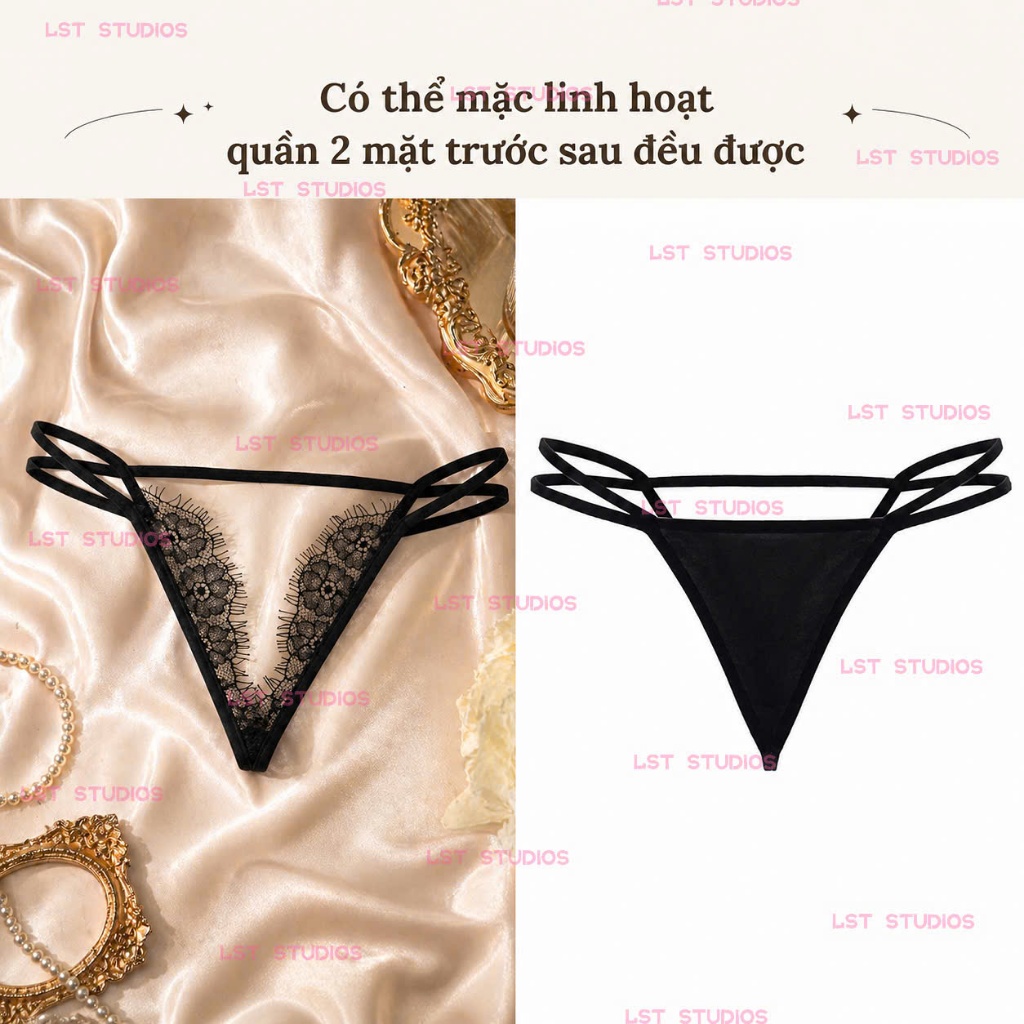 QR19976 Nội Y Cổ Yếm Đáp Ren Mềm Mại Có BIGSIZE [Black Rose Seduction] Đồ Lót Ren Thiêu Đốt Gợi Cảm | BigBuy360 - bigbuy360.vn