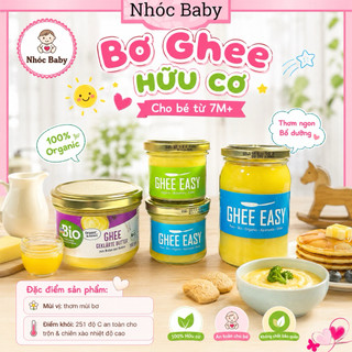 Bơ ghee hữu cơ dmbio, easy cho bé 7m+