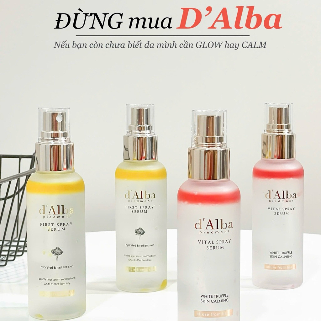 [CHÍNH HÃNG] d’ALBA WHITE TRUFFLE SPRAY SERUM