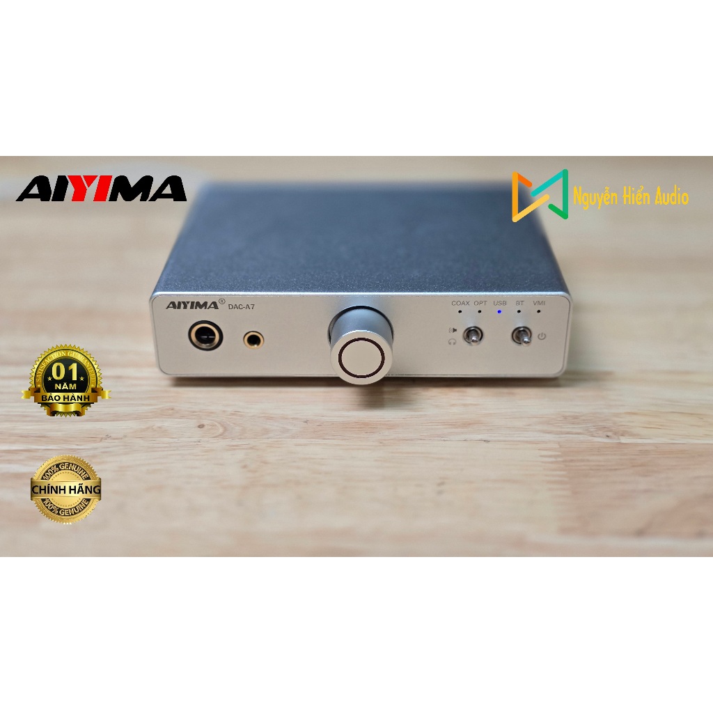 DAC AIYIMA  A7 – DAC Giải Mã & Headphone Amp Hi-Res Cao Cấp, ES9038Q2M, Bluetooth LDAC, USB XMOS