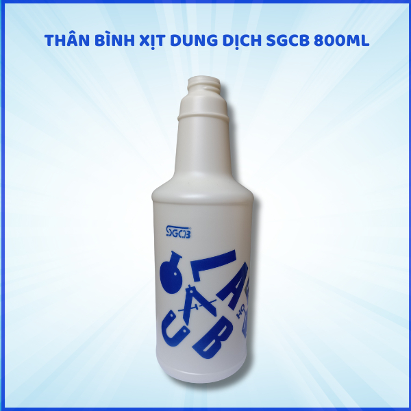 Bình xịt hóa chất SGCB đầu xám 800ml (Cái),Bình xịt pha dung dịch chăm sóc xe SGCB 800ml