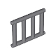 Mảnh ghép chính hãng Bar 1 x 4 x 3 Grille with End Protrusions - Mã 62113