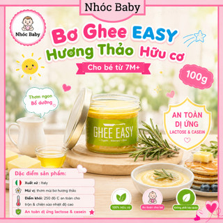 Bơ Ghee hữu cơ dmBio, EASY cho bé 7m+
