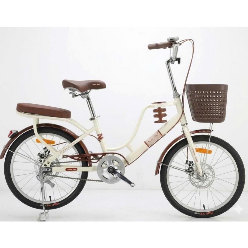 Xe đạp mini có giỏ cốc Brave will size 20-22- HÀNG NHẬP KHẨU CHÍNH HÃNG
