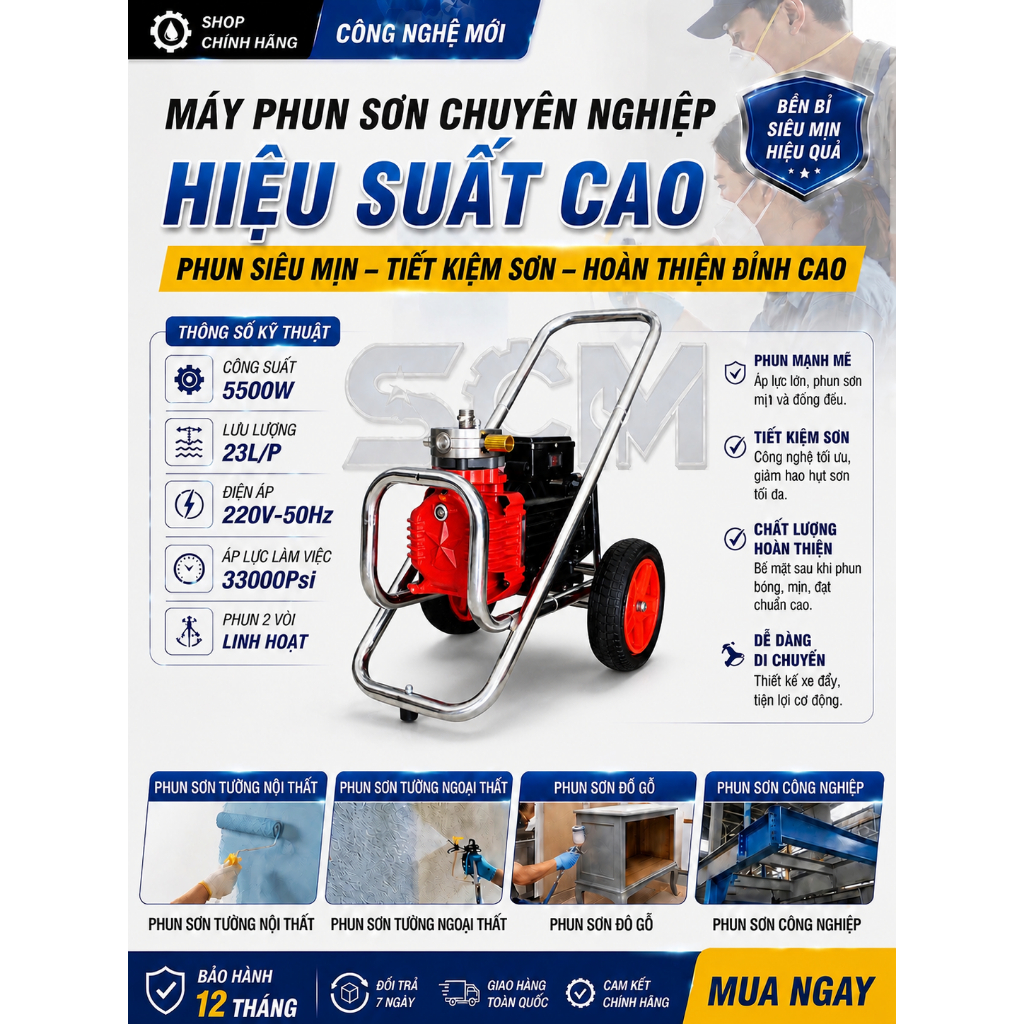 Máy Phun Chống Thấm JTX103