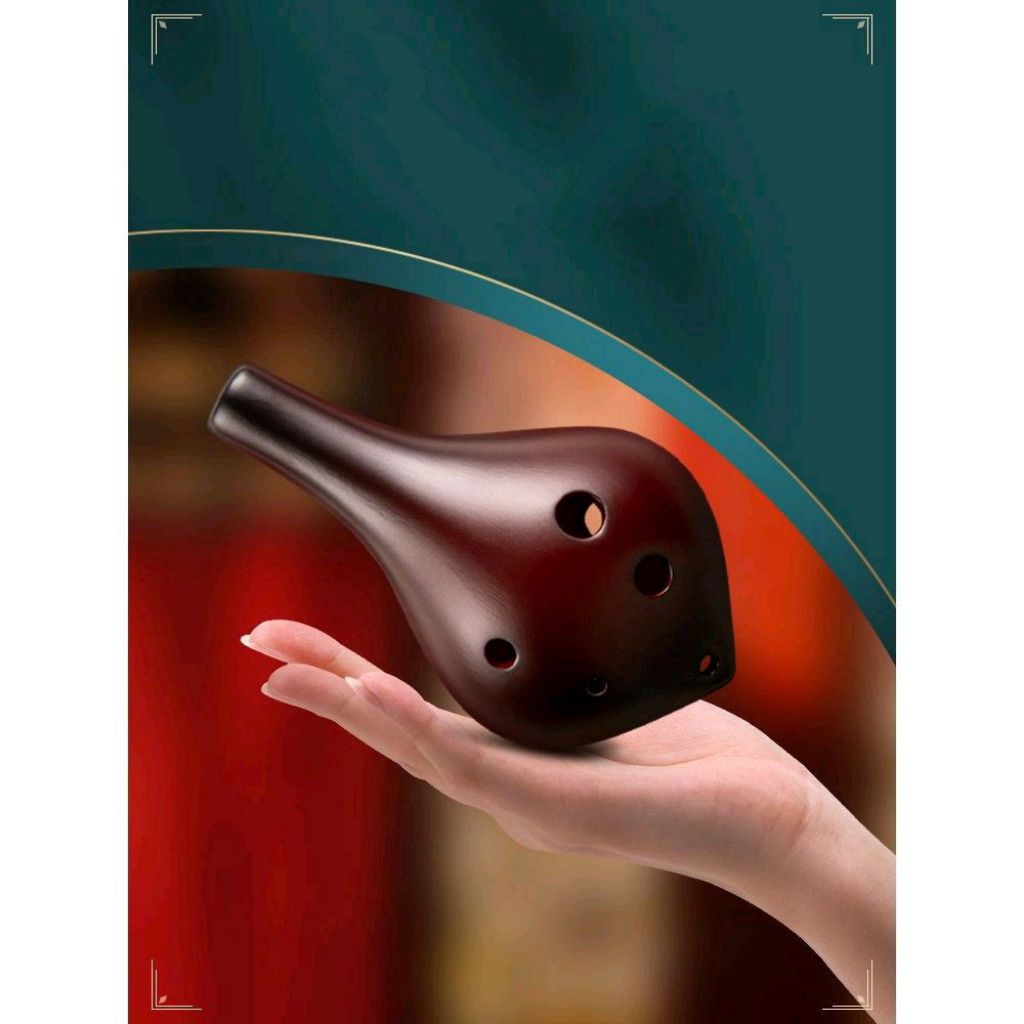 Ocarina Mini 6 lỗ (Tặng hộp, túi vải, vòng hạt )