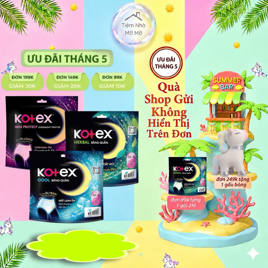 Combo Trải Nghiệm 3 Gói Băng Quần Kotex