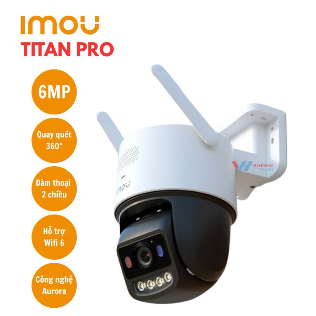 CAMERA IMOU TITAN PRO IPC-U7LP-6V0NE 6MP
