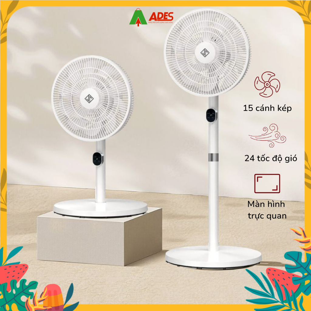 ✔️Quạt đứng DC 15 cánh inverter Xiaomi Jipin JP-WSLD-C1R 340✔️Chính Hãng✔️BH 12 tháng✔️