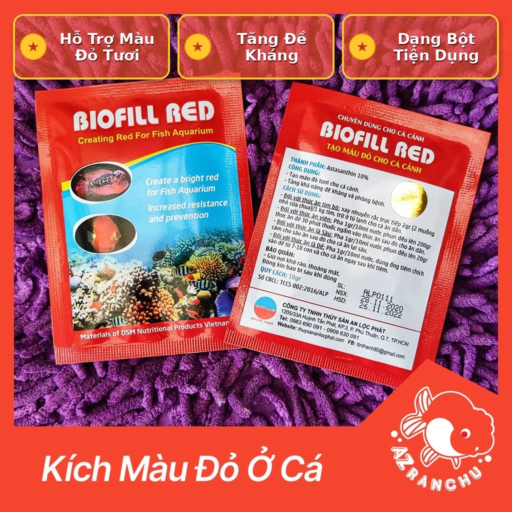 Biofill Red | Tăng màu đỏ cho cá - AZRanchu