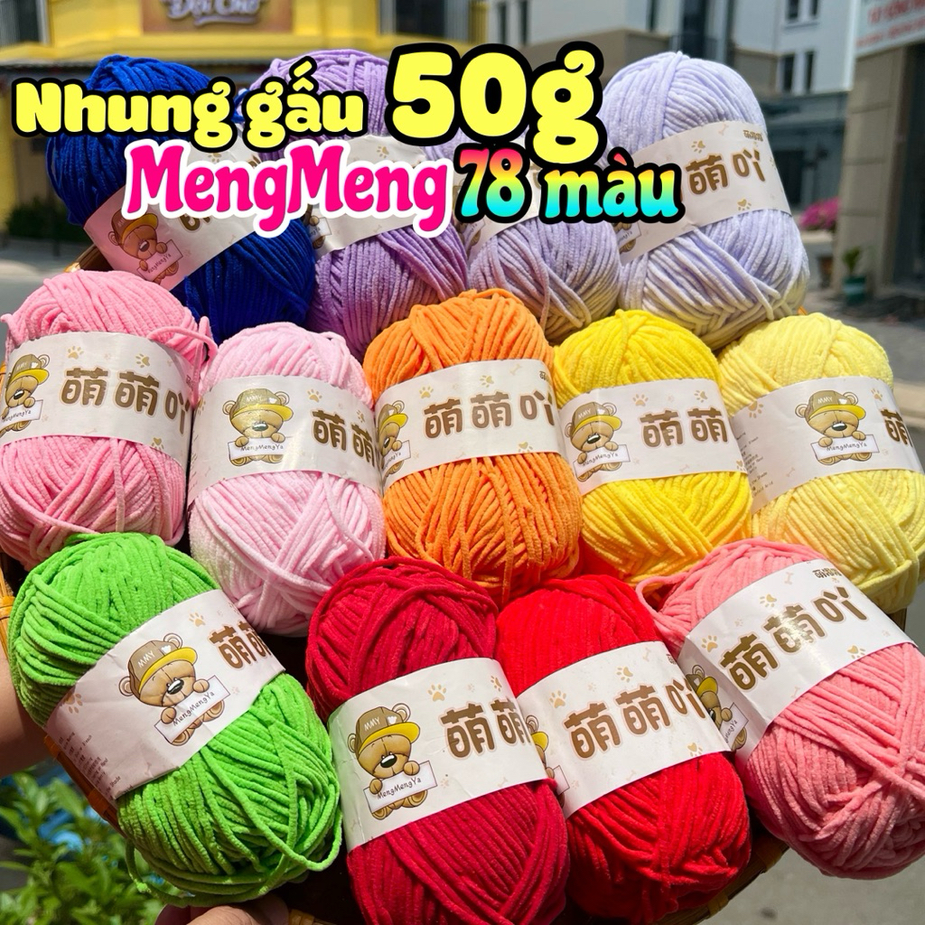 Len nhung gấu 3mm