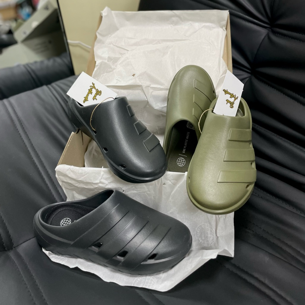 Dép Clog Rêu HQ9917 v Đen HQ9918 shop Binh Authentic VN