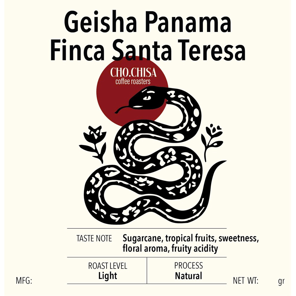 Cà phê Cho.chisa Gesha Panama Finca Santa Teresa - Fermentation Process - Đã bao gồm 8% VAT