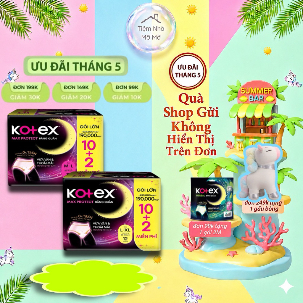 BVS Kotex Dạng Quần 12M/Gói