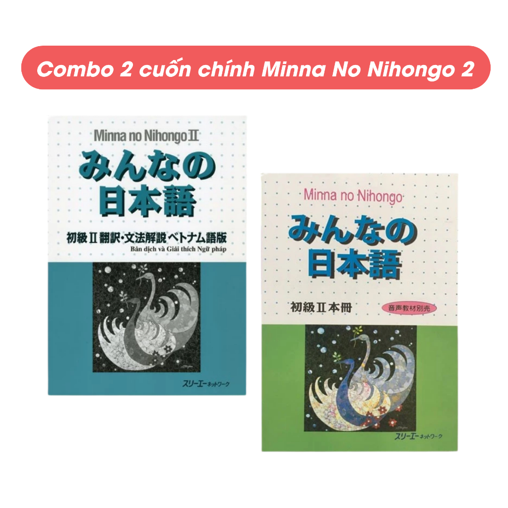 Sách - Combo Minna No Nihongo Sơ Cấp 2 - Dành cho trình độ N4 (Bản cũ)