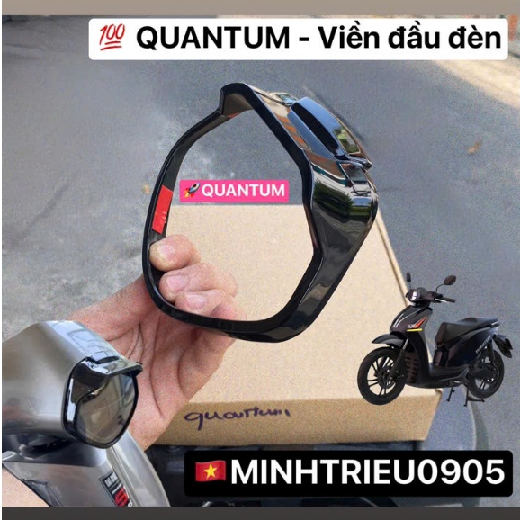 Quantum - Chụp đầu đèn Datbike Quantum nhựa - Ốp đầu đèn Quantum