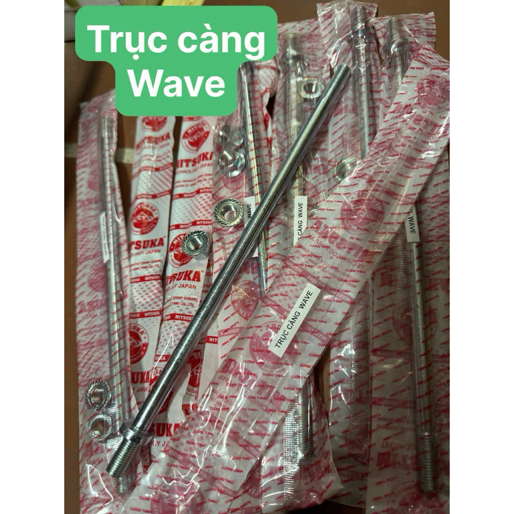 Trục cốt càng gắp, gấp bánh xe WAVE cũ, wave anpha nhỏ, Wave trung quốc...