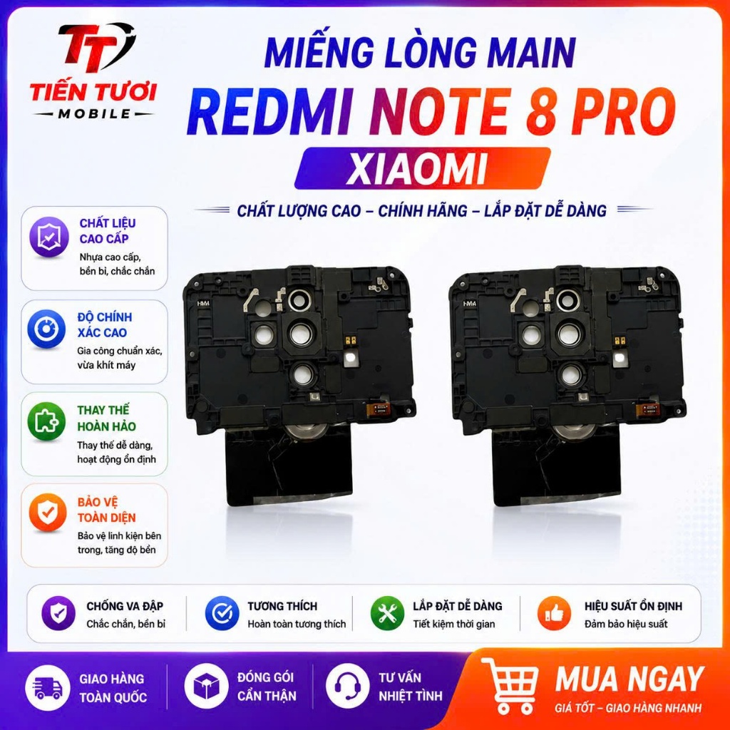 Miếng lồng main xiaomi redmi note 8 pro