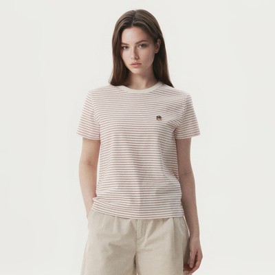 Áo Thun WHO.A.U Steve Multi Stripe T-shirt(F)_WHRSG2531F