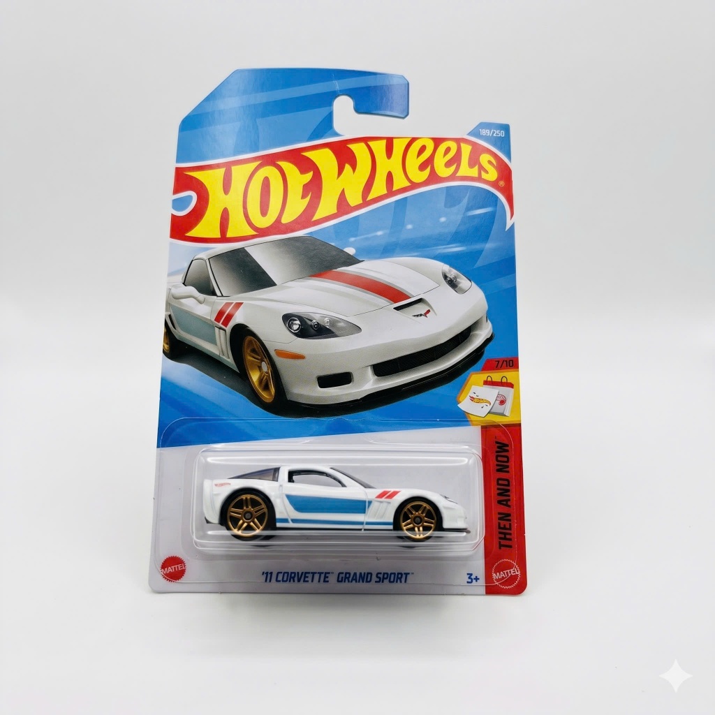 MiniToys Xe ô tô mô hình Hot Wheels 11 CORVETTE GRAND SPORT