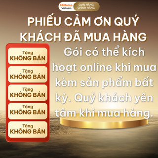 Phiếu cảm ơn quý khách đã mua hàng MiHome