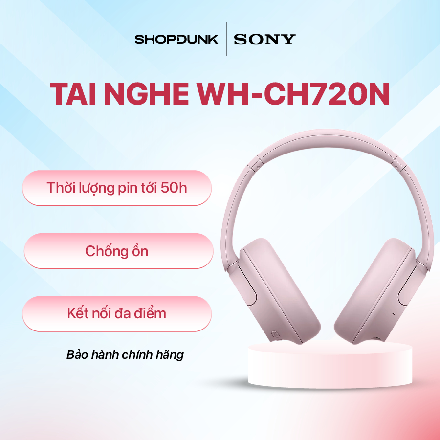 Tai nghe Bluetooth chụp tai Sony WH-CH720N