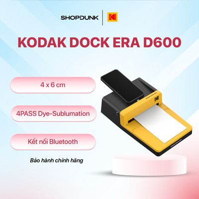 Máy In Ảnh Kodak Dock Era D600 – Máy In Ảnh Lấy Ngay Chính Hãng