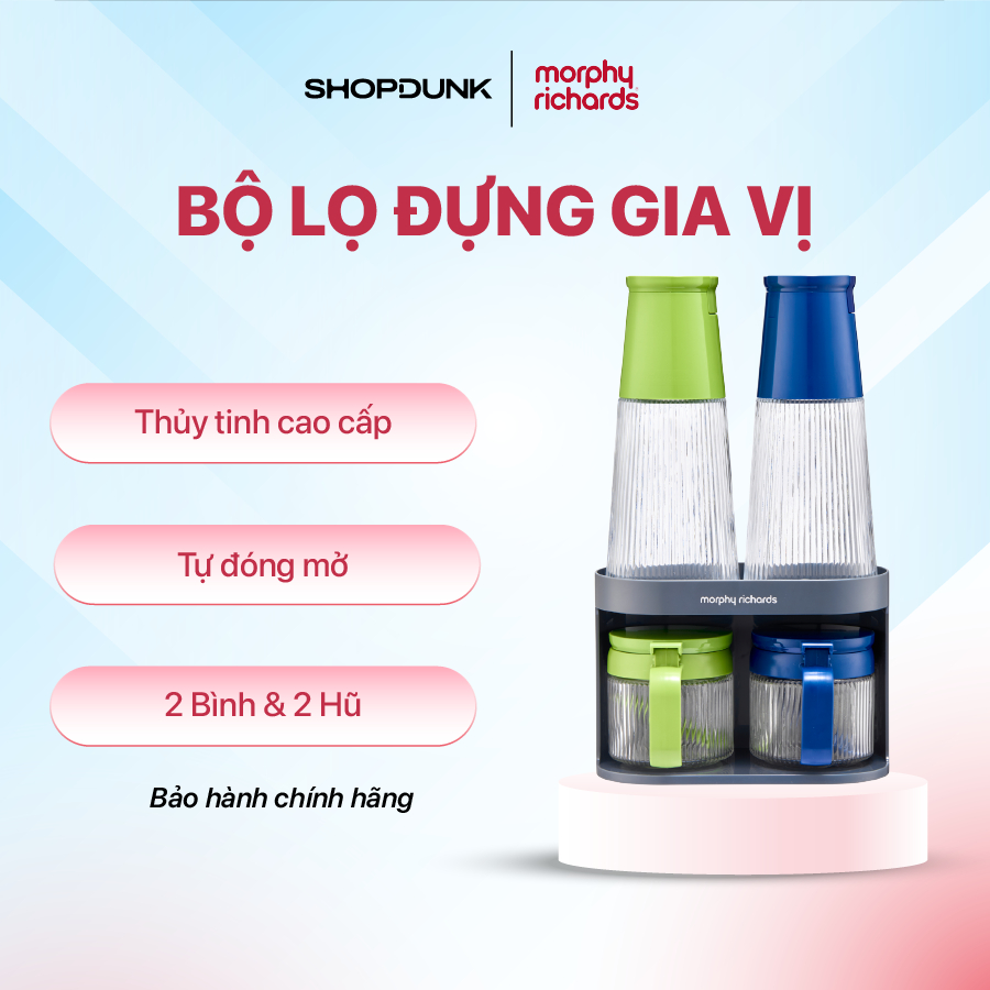 Bộ lọ đựng gia vị Morphy Richards - Chính hãng