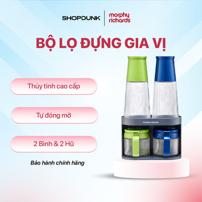 Bộ lọ đựng gia vị Morphy Richards - Chính hãng