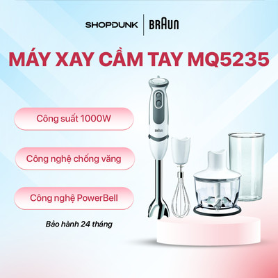 Máy Xay Cầm Tay Braun MQ5235 Công Suất 1000W – Xay Đa Năng
