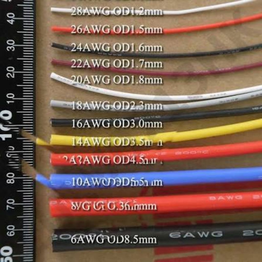 dây awg8 silicon