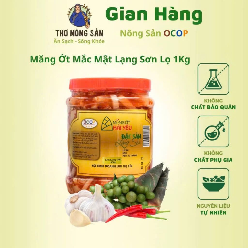 MĂNG ỚT MÁC MẬT LẠNG SƠN - VỊ NGON XỨ LẠNG (900g)