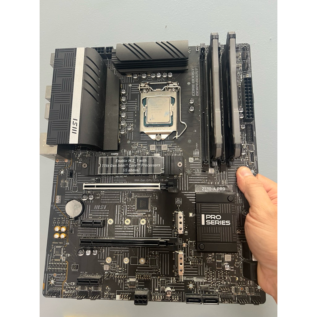 combo Z590 + i5 11400F + ram 16G