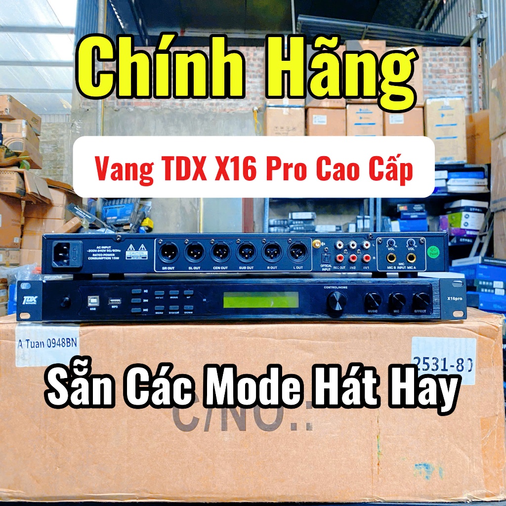 Vang TDX X16 Pro Cao Cấp Sẵn Các Mode Hát Hay, Nhiều Tính Năng