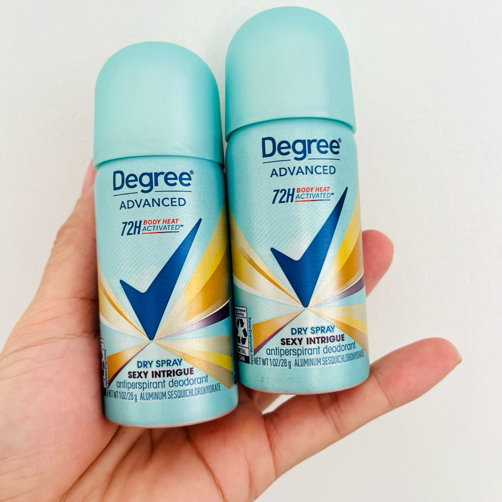Xịt khử mùi Degree Advanced Sexy Intrigue Antiperspirant Deodorant Dry Spray 72h - 28g
