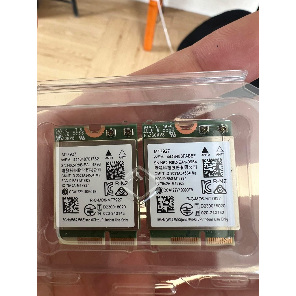 Card Wifi 7 MediaTek MT7927 (MT7927). Ba băng tần, tốc độ 5.76 Gbps, bluetooth 5.4 (tương thích tốt 