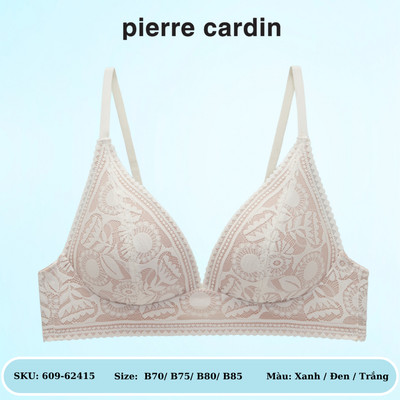 Áo ngực nữ 609-62415, phủ ren, không gọng, mút mỏng, cúp xéo.