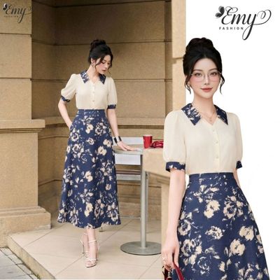 [LƯU Ý SẢN PHẨM CHỈ ÁO] Áo Thiết Kế EMY Thời Trang Cao Cấp A9794 Vải Lụa Trắng Phong Cách Công Sở
