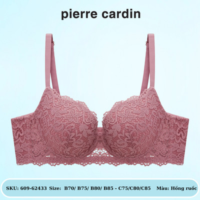 Áo ngực nữ 609-62433, full ren có gọng, mút mỏng, cúp xéo.