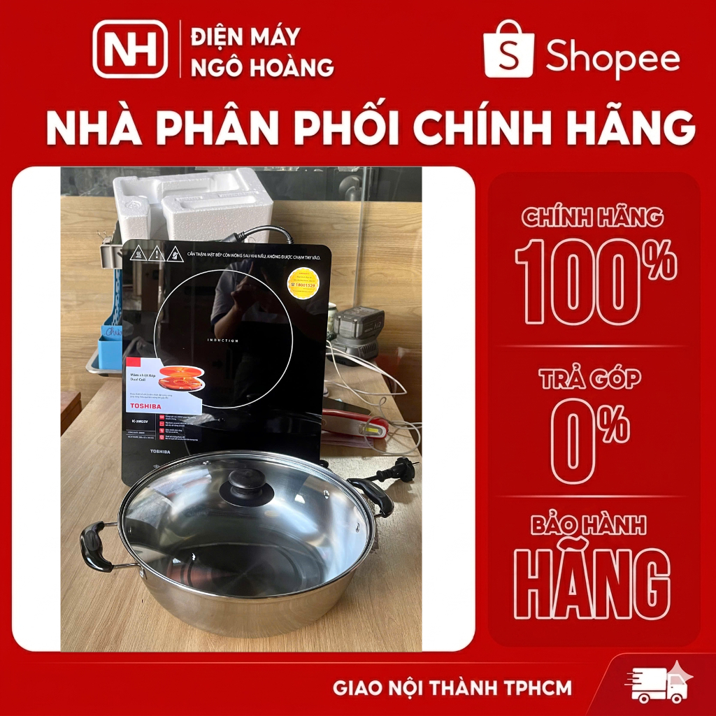 Bếp Điện Từ Toshiba IC-20R2SV TẶNG NỒI INOX