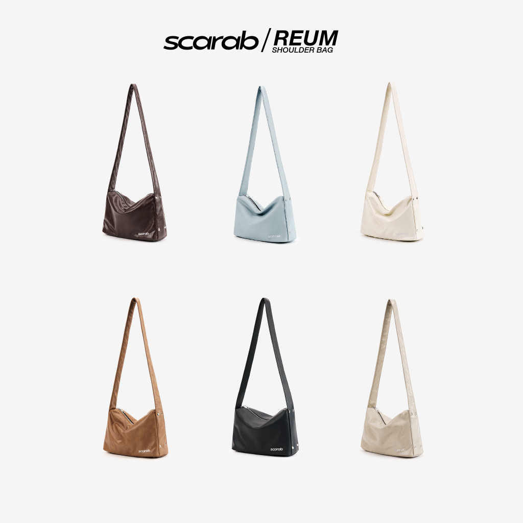 Túi da đeo chéo SCARAB REUM SLING BAG thời trang nam nữ đựng vừa iPad 11", điện thoại, ví tiền, đồ c