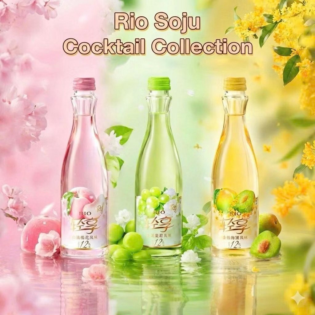 Rio cooktail hoa quả Thái chai sành 300ml - Nước trái cây lên men