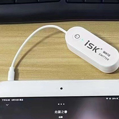 Cục thu sóng Tai nghe ISK WH10 Bluetooth cao cấp hát livestream, thu âm