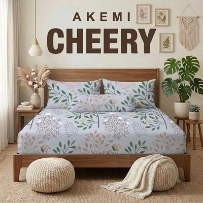 Bộ Ga Giường và Vỏ gối 4 món Ai By Akemi Cheery, đủ size Queen King
