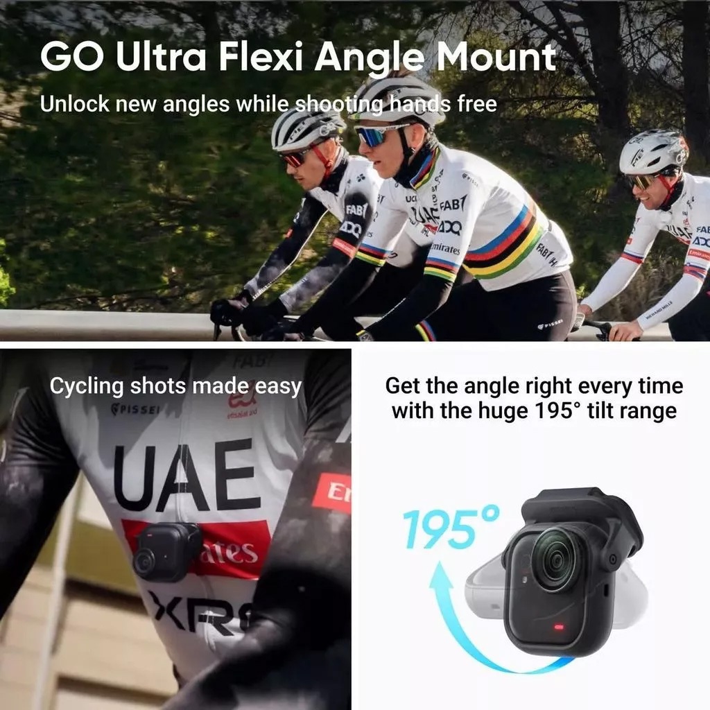 Insta360 GO Ultra Premium Cycling Bundle Chính hãng | Siêu Nhỏ Gọn | Gắn Xe Đạp | BigBuy360 - bigbuy360.vn