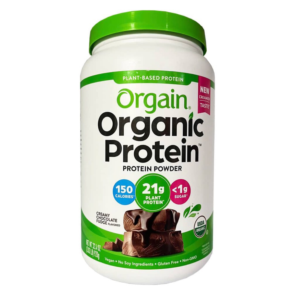 Bột Protein hữu cơ Orgain Organic Protein 920g hương Socola
