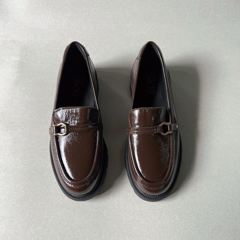 Giày Clarks Code L Step Nâu chuẩn CHÍNH HÃNG