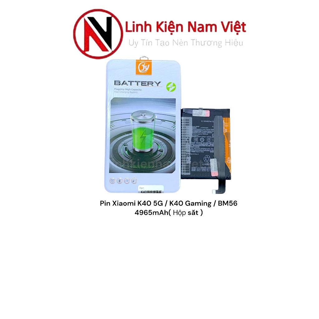 Pin Xiaomi K40 5G / K40 Gaming / BM56 4965mAh( Hộp sắt )